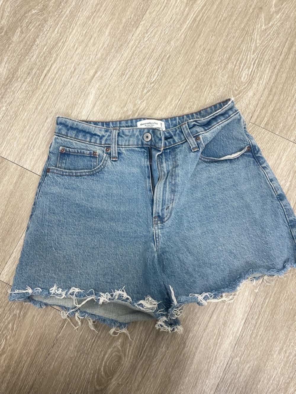 Abercrombie & Fitch Light Blue Denim Jean Shorts